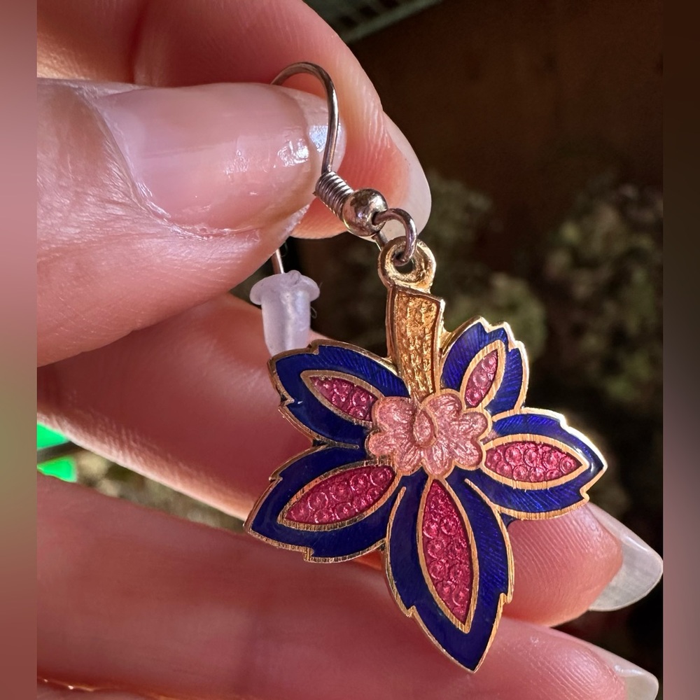 Colorful Flower Earings - Picture 5 of 8